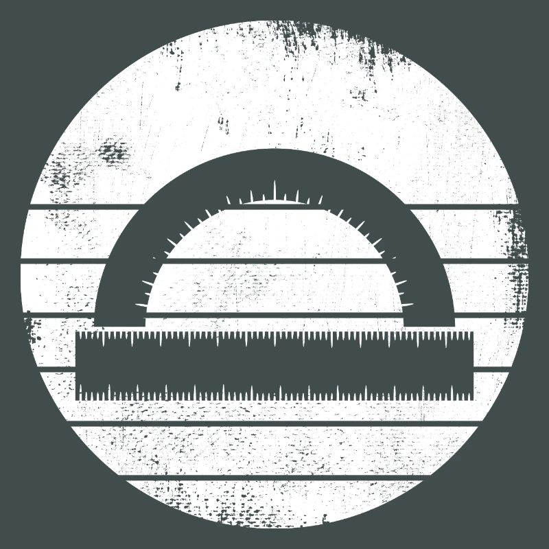 Semi-circular protractor