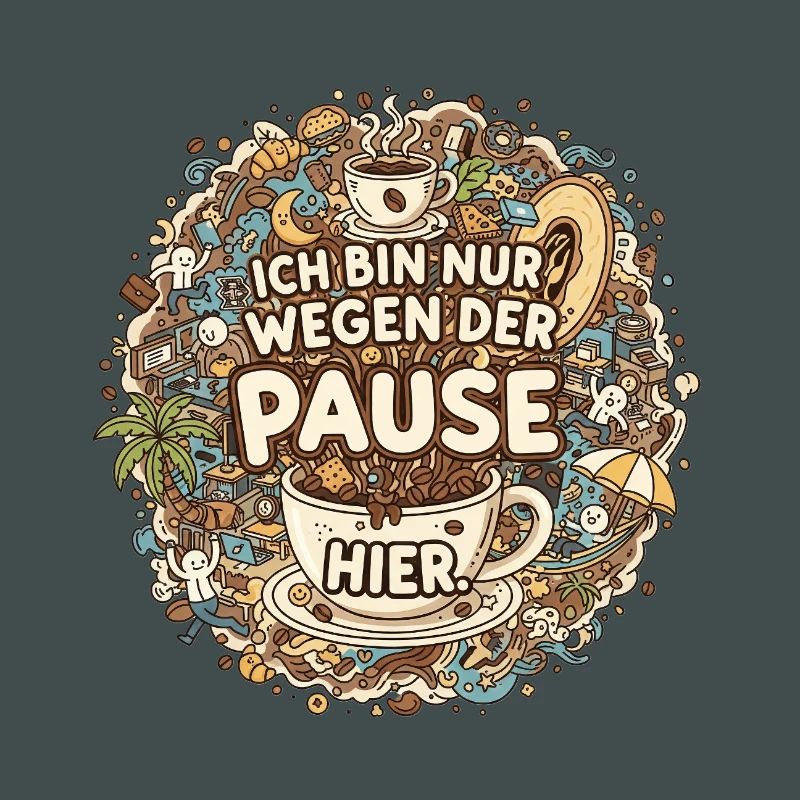 I'm only here for the break – coffee