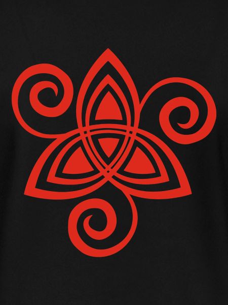 Keltische Blume (Rot)