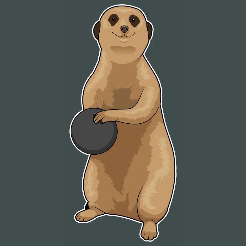 Suricate Boule de bowling