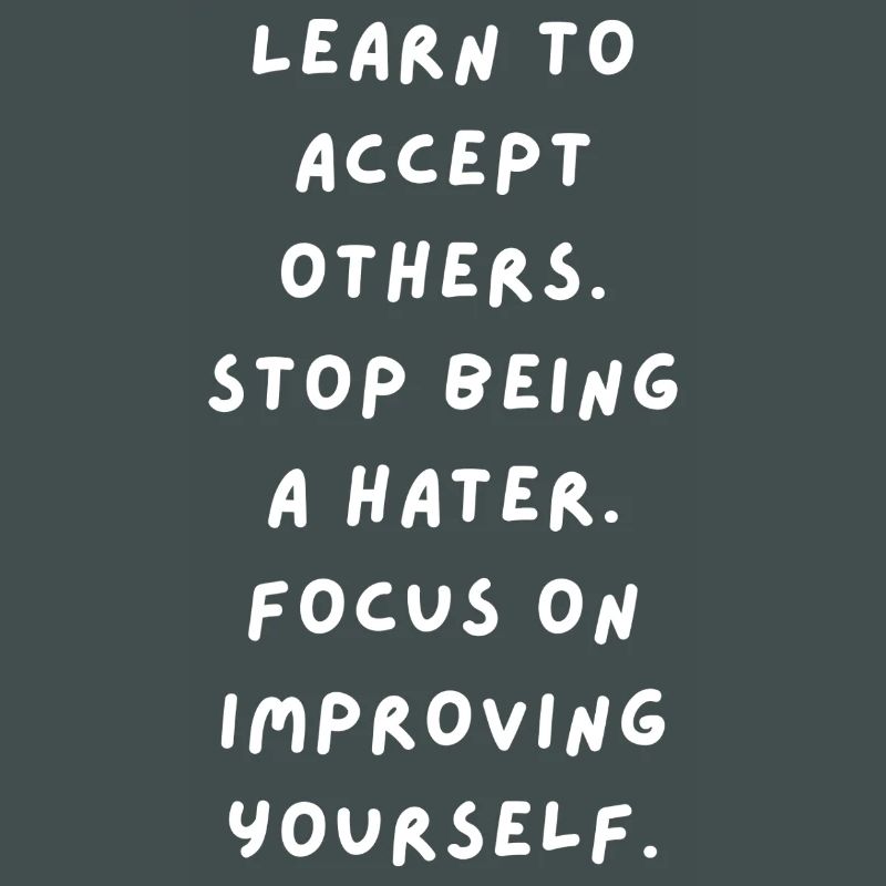 Learning acceptance, self-improvement