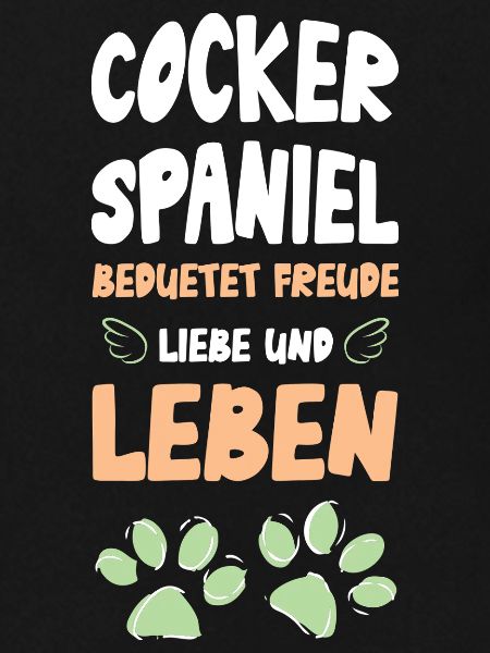 Cocker Spaniel Lebensfreude
