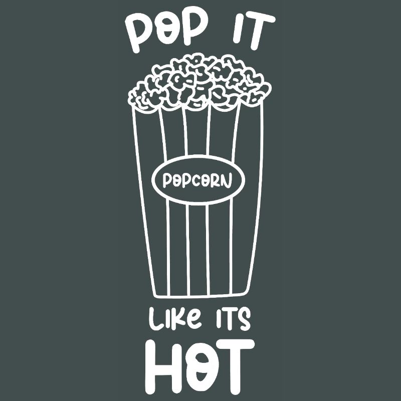Pop It Drôle comme son design de snack au popcorn chaud