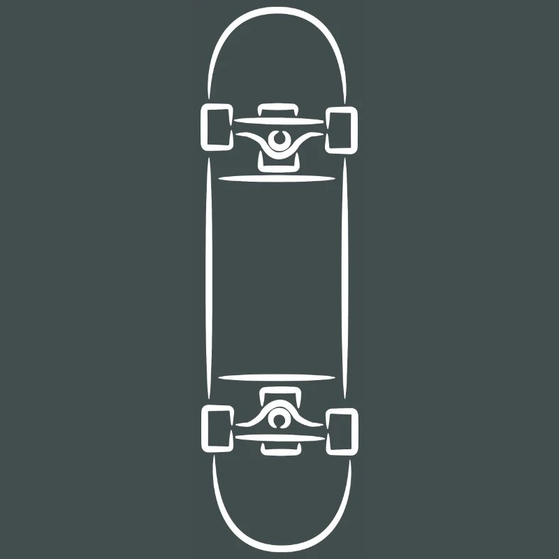 Skateboard Skizze