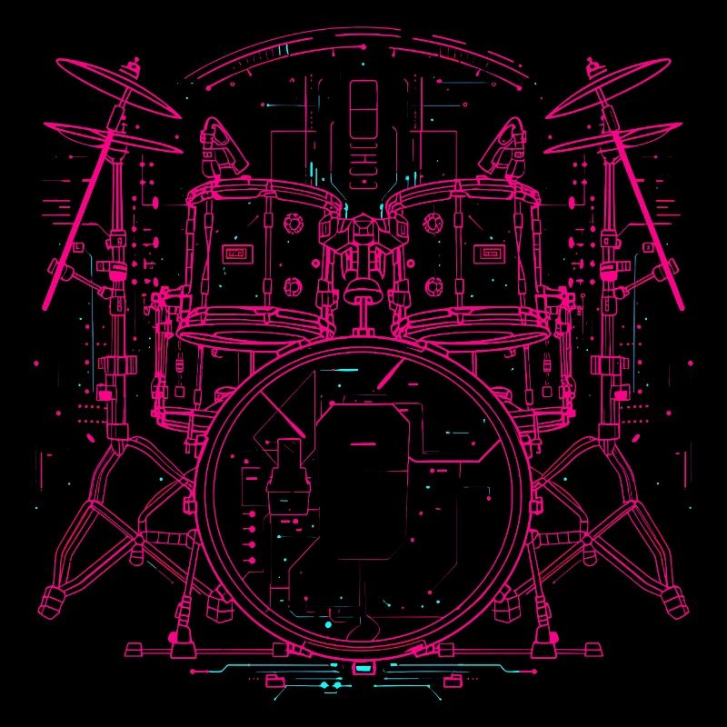 Trapset Line Art