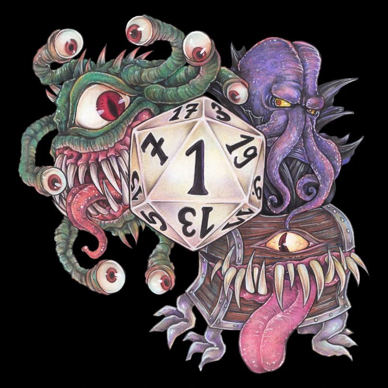 Échec du cadeau de dés D20 sur table de jeu de rôle