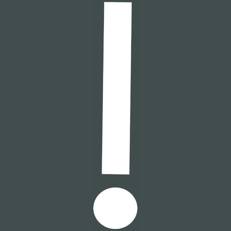 Modèle de modèle de point d’exclamation Modèle