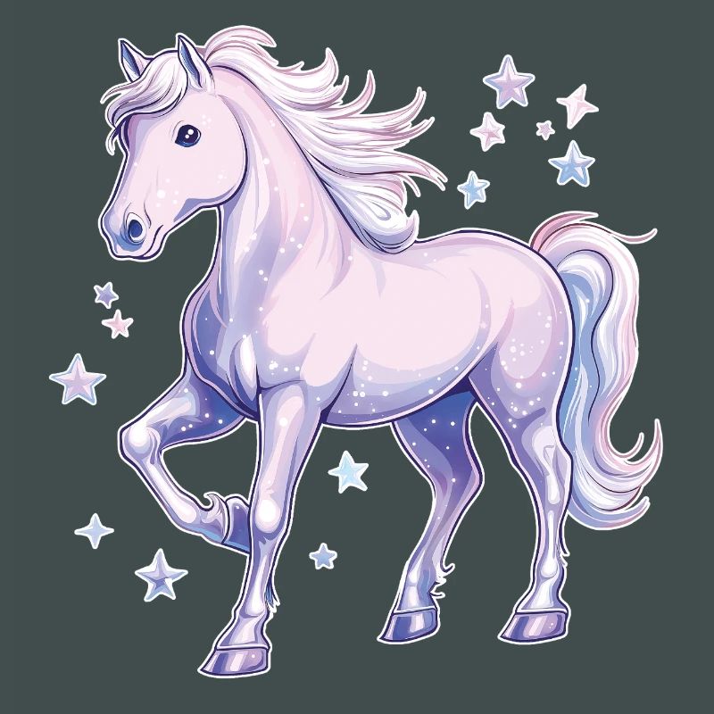 Pferd mit Sternen