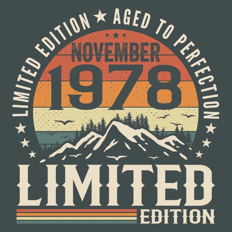 November 1978 Einzigartiges Retro-Jubiläum