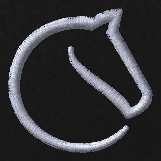 embroidered lichess logo