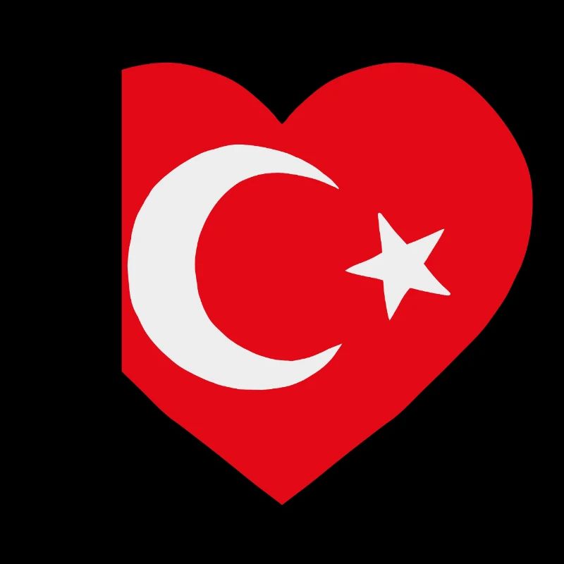 Turkish Flag Heart