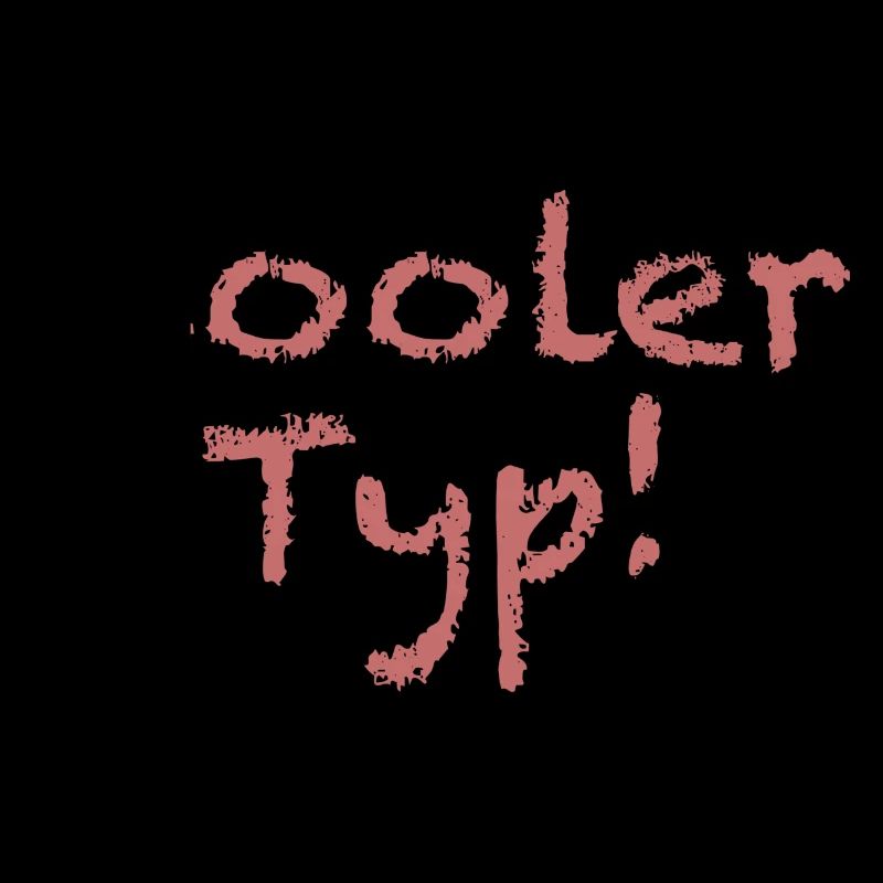 Spruch "Cooler Typ" Hellrot
