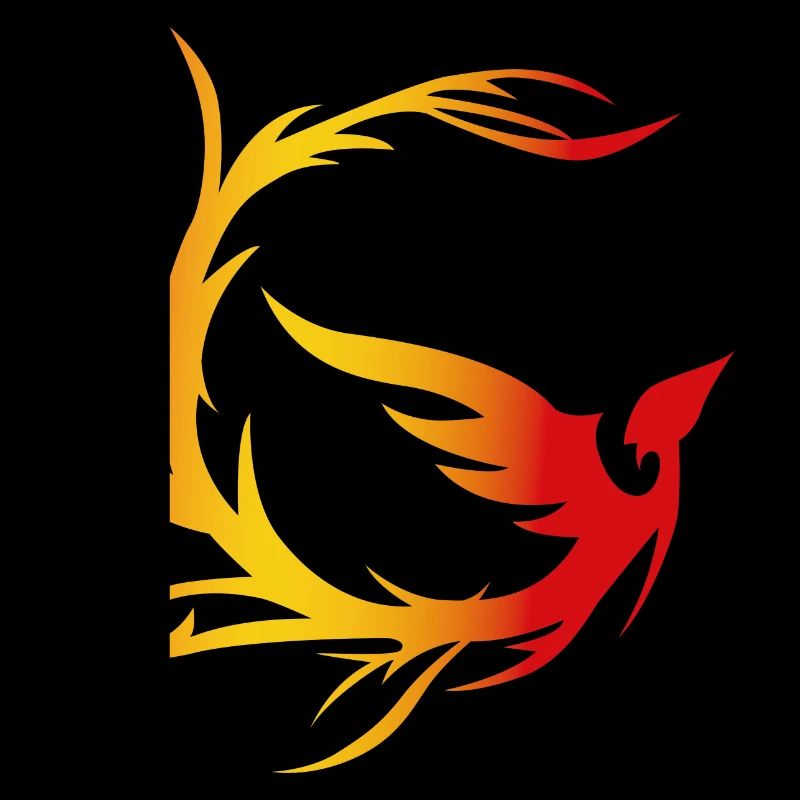 Firebird-Kreis mit Farbverlauf