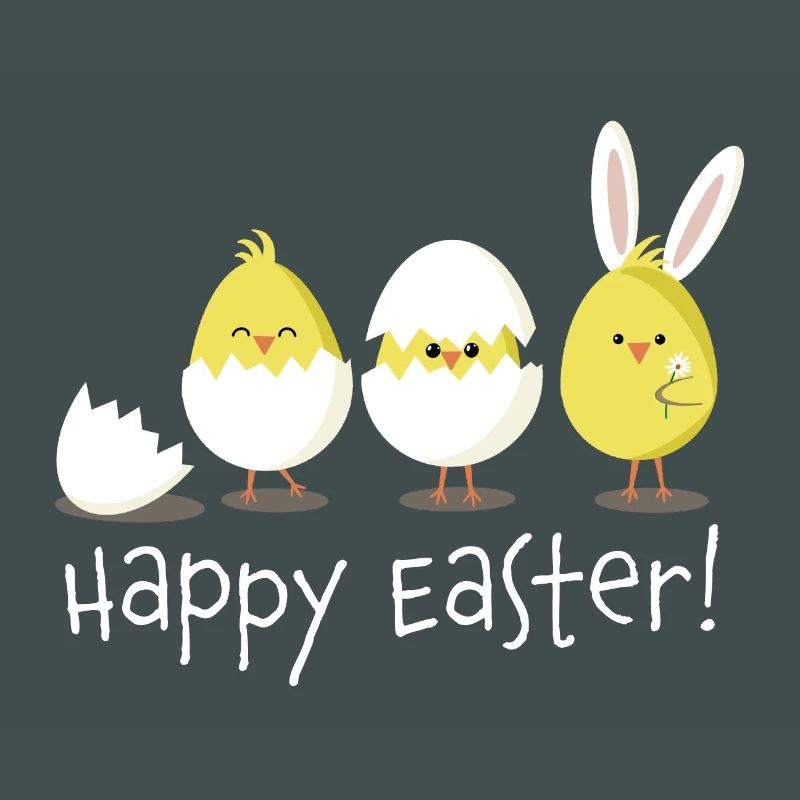 Happy Easter Chick Egg Easter Egg