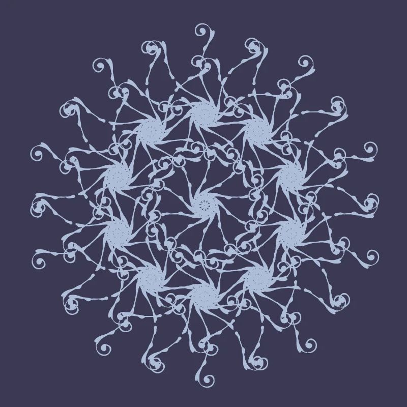 Mandala | Random patterns rotated