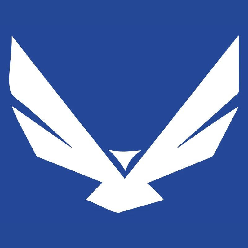 Eagle dans la forme la plus simple - design