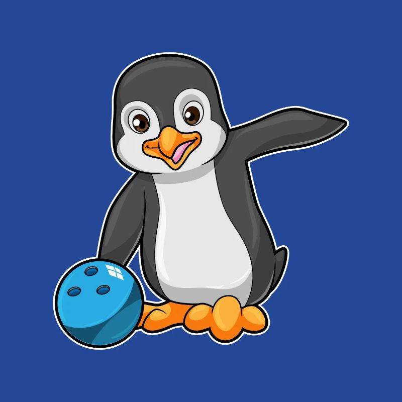 Penguin Bowling Boule de bowling