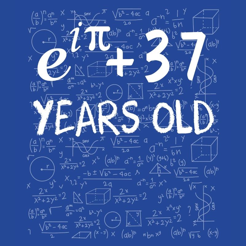 36th birthday 36 years old Euler Identity gift
