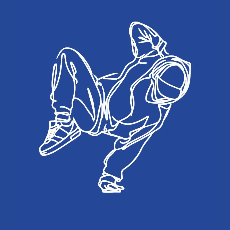 Dessin de breakdancer