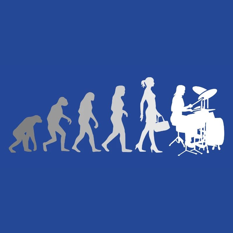 Evolution Schlagzeugerin Percussionniste