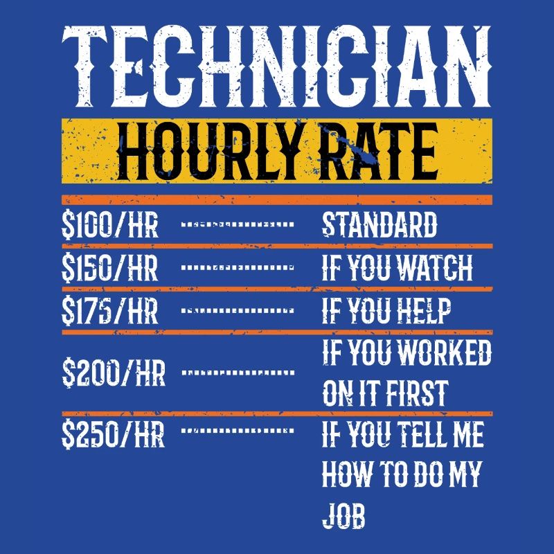Technician Hourly Rate Maintenance Technician Tech