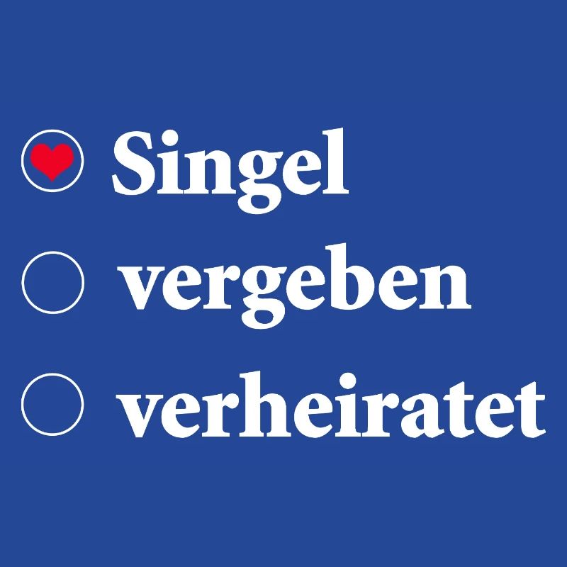Statut de la relation Sélection Célibataire avec symbole de cœur