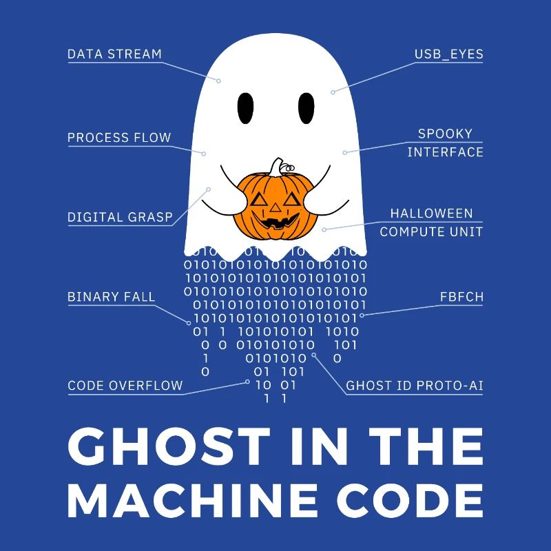 Funny Coder, Programmer Halloween T-Shirt