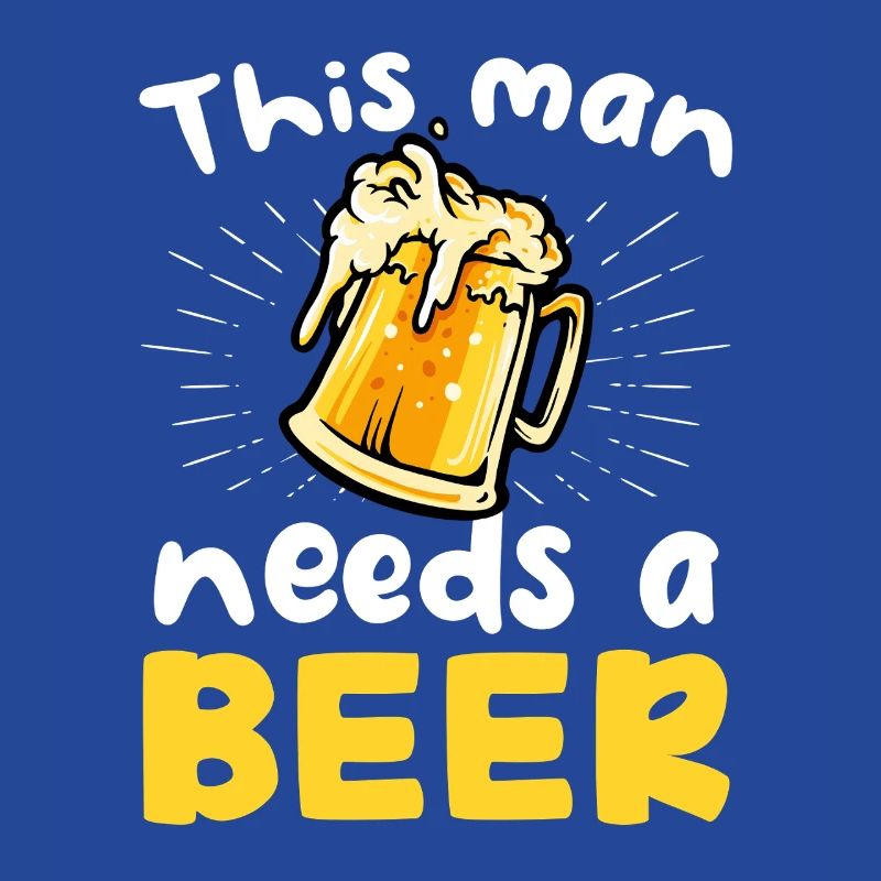This Man Needs a Beer
