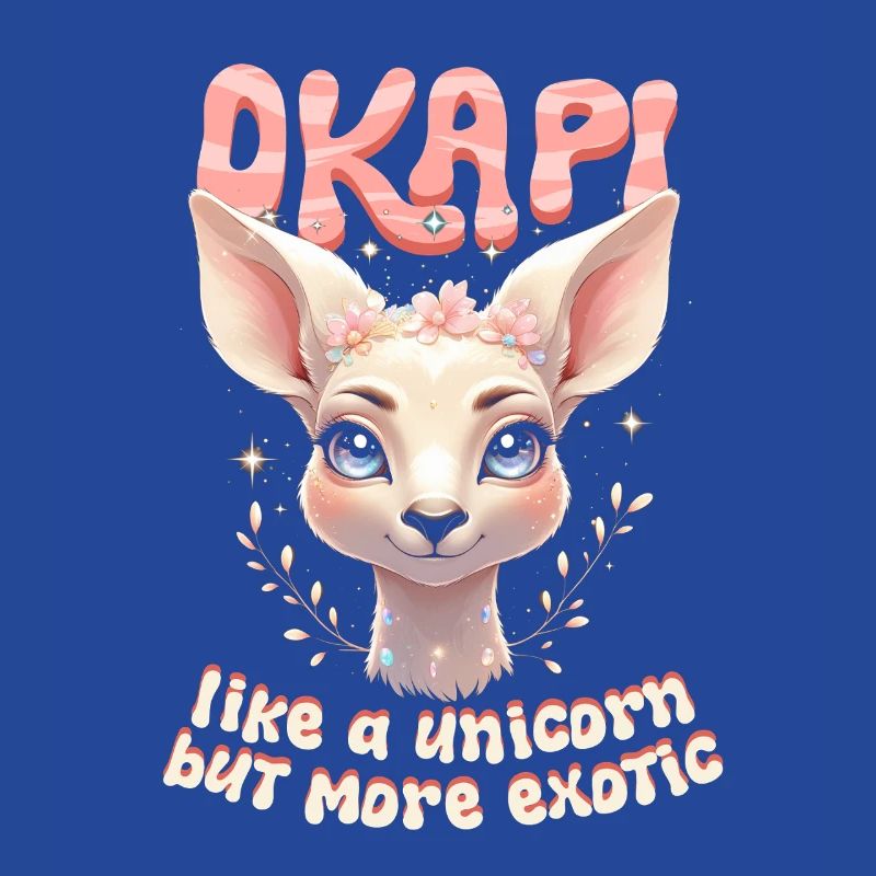 L’okapi comme une licorne mais plus exotique