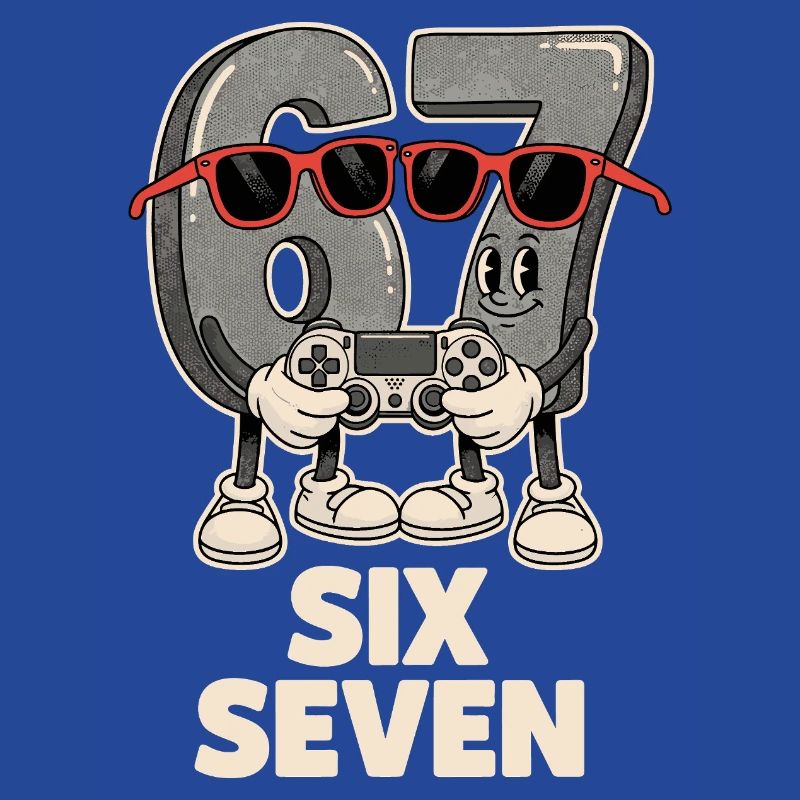 6 7 Six Sept Points d’Aura Meme Jeu Mignon