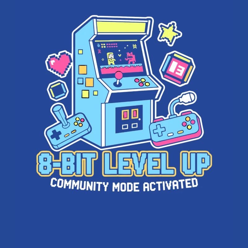 8-Bit LEVEL Arcade Retro Gaming Community