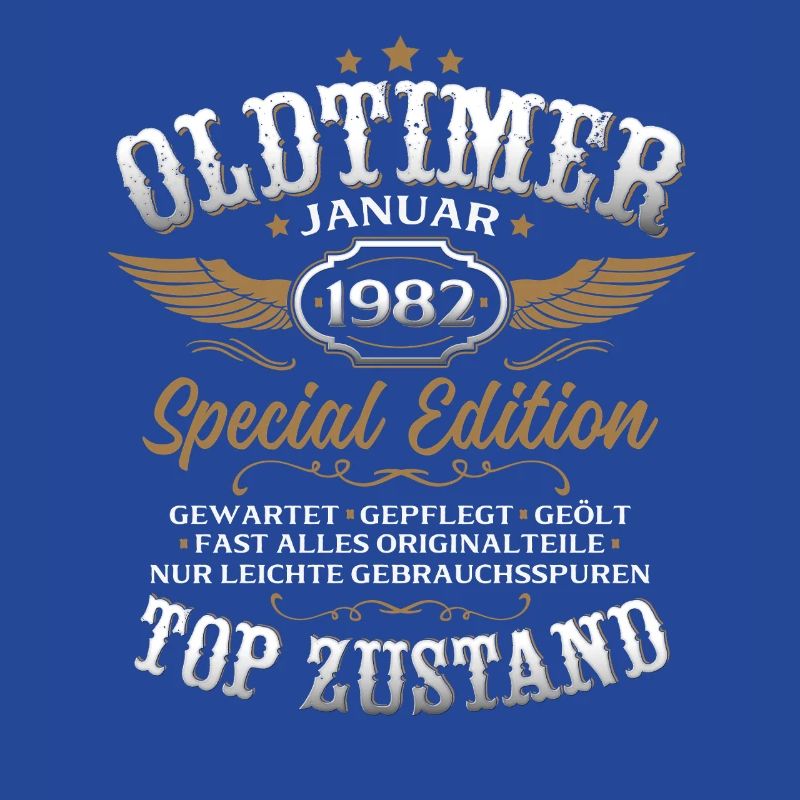 44. Geburtstag Geschenk Oldtimer Januar 1982