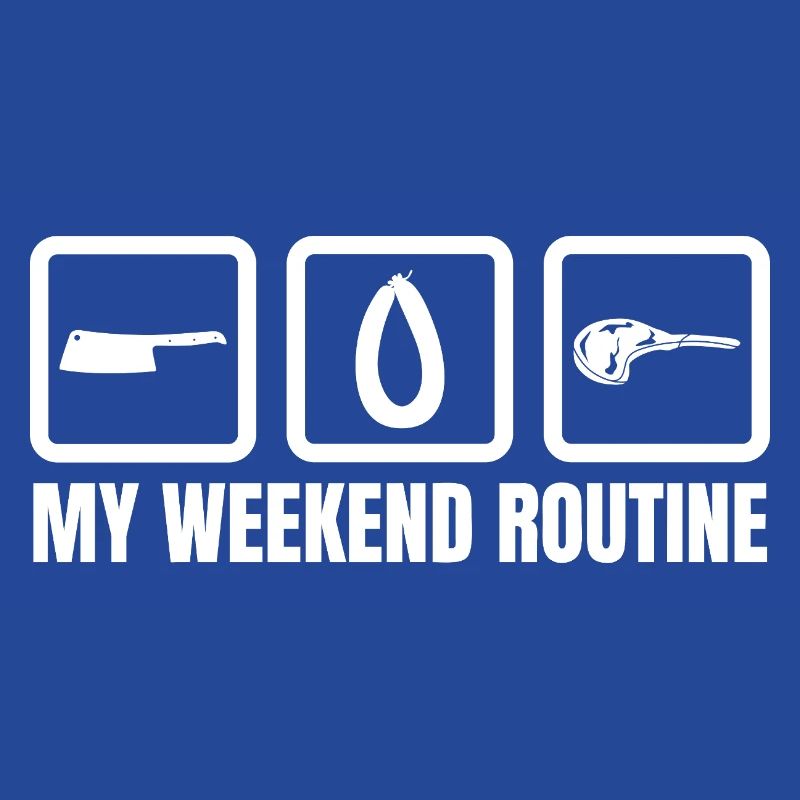 Routine du week-end chez le boucher