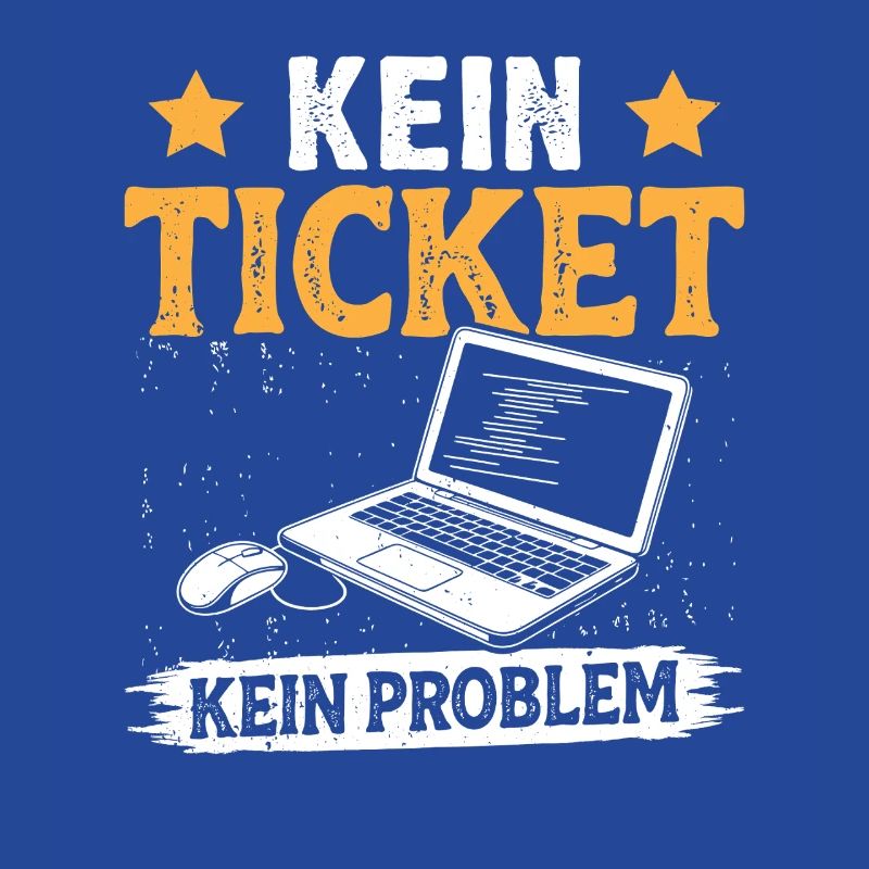 Nerd Computer NO TICKET NO PROBLEM FUNNY