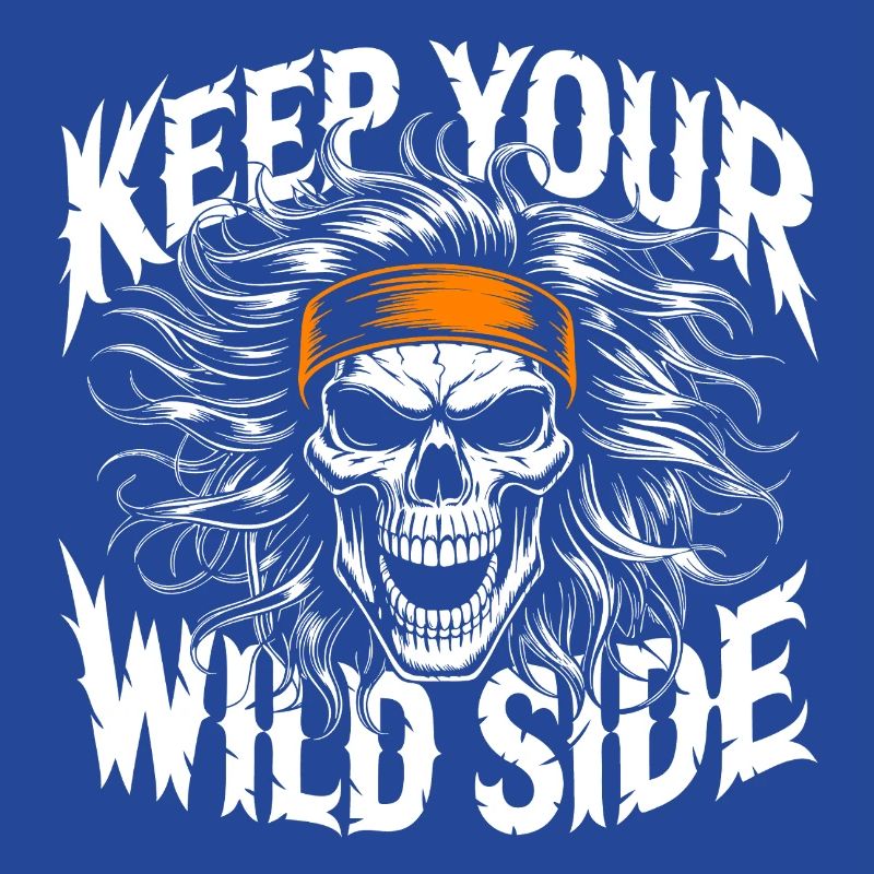 Keep Your Wild Side Skull