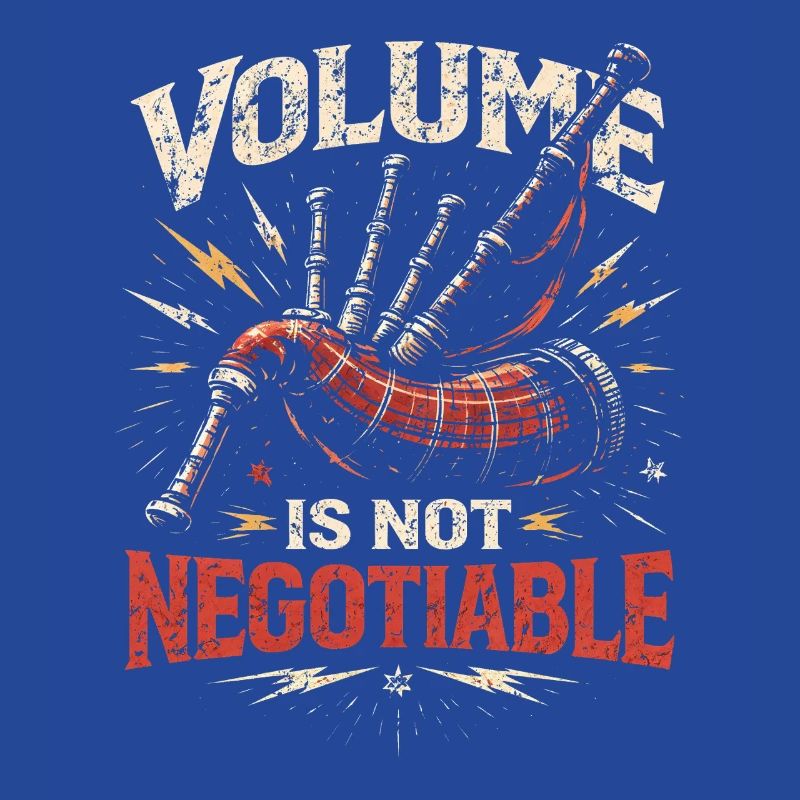 Volume de cornemuse Bagpipe Non négociable