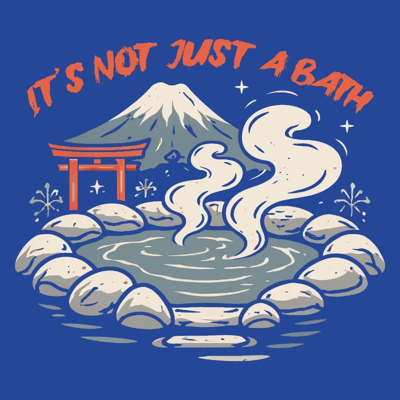 Bain de la source chaude d’Onsen