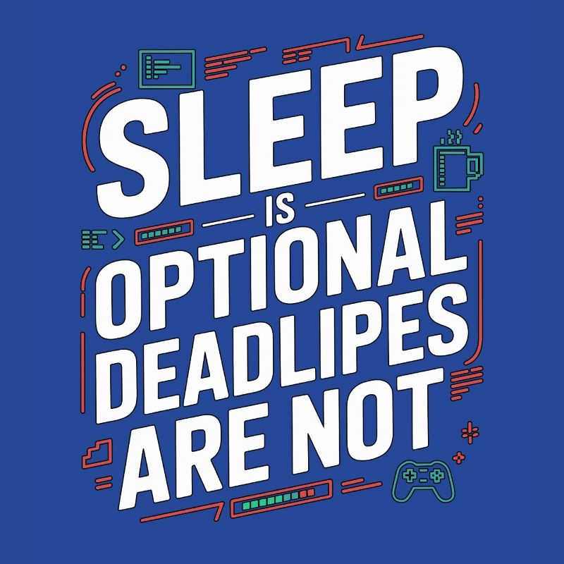 Game Developer Sleep Is Optional Game Programmer