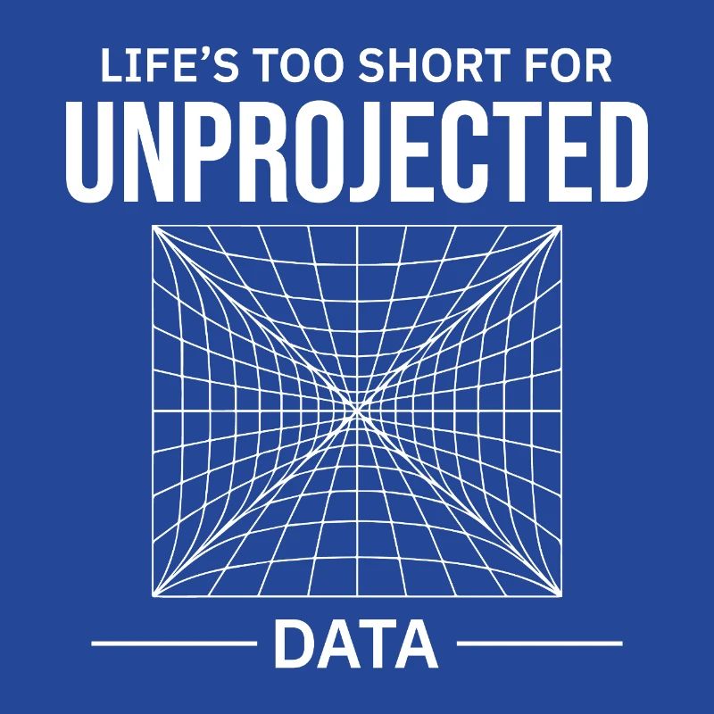 Unprojected Data GIS Cartography Mapping Error