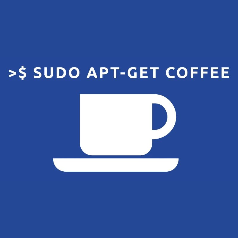 Lustiges Linux Kaffee Admin Shirt Pinguin Coder