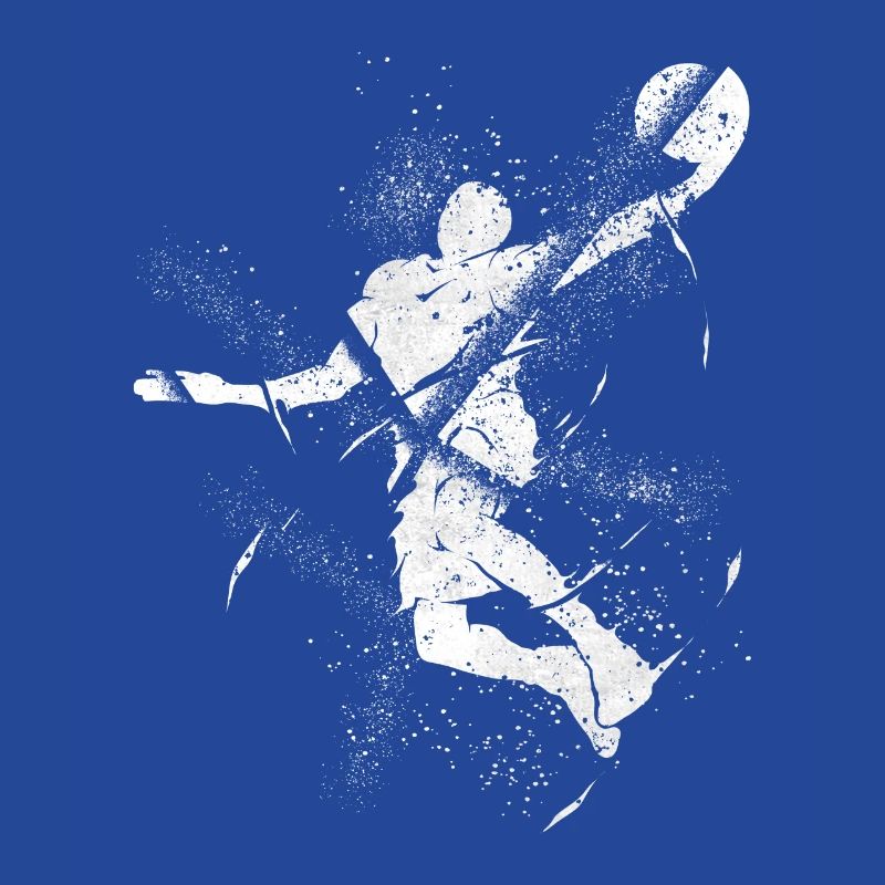 Basketteur Basketteur Dunking Grunge Splash