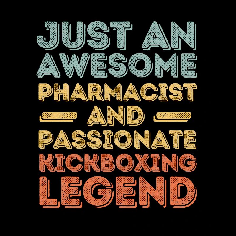 Pharmacist Kickboxing legend retro