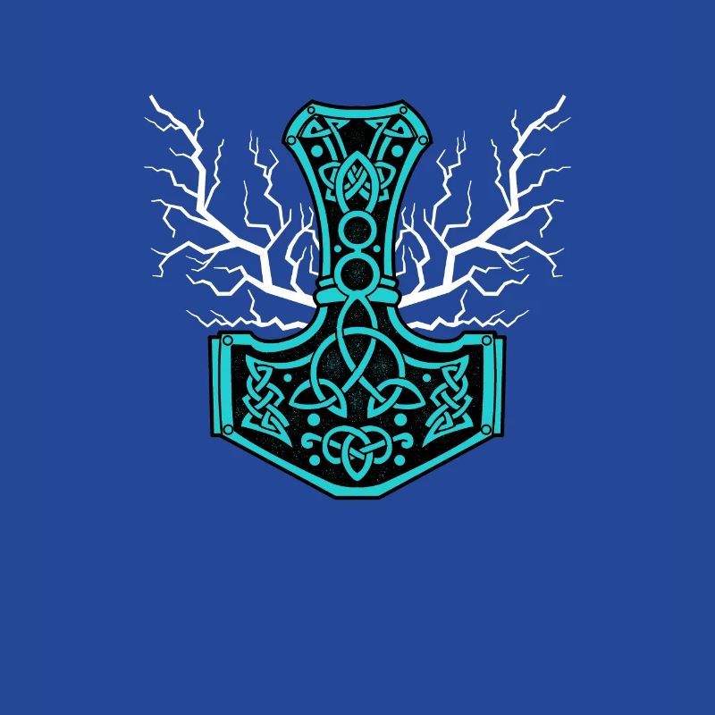 Le marteau de Thor avec flash - Mjölnir