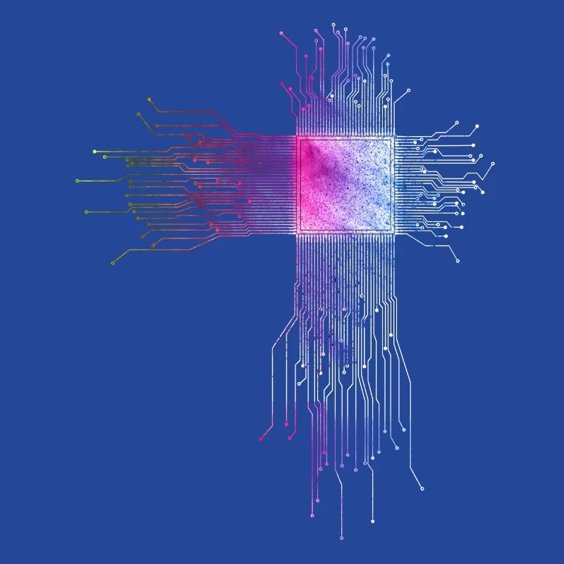 Programmierer CPU Motiv
