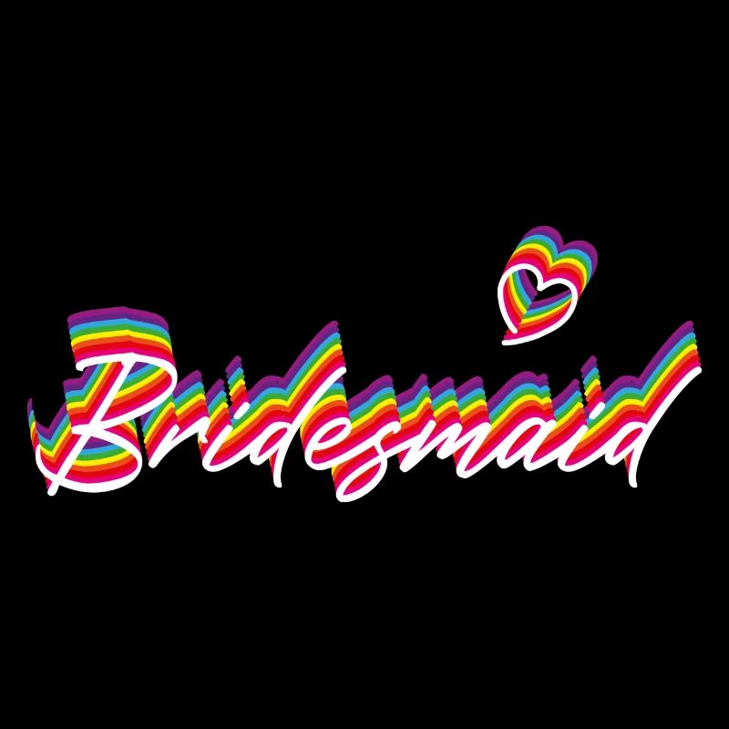 Bridesmaid Rainbow Shadow, White