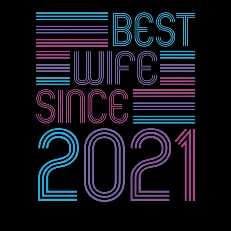 Beste Ehefrau seit 2021 1. Hochzeitstag