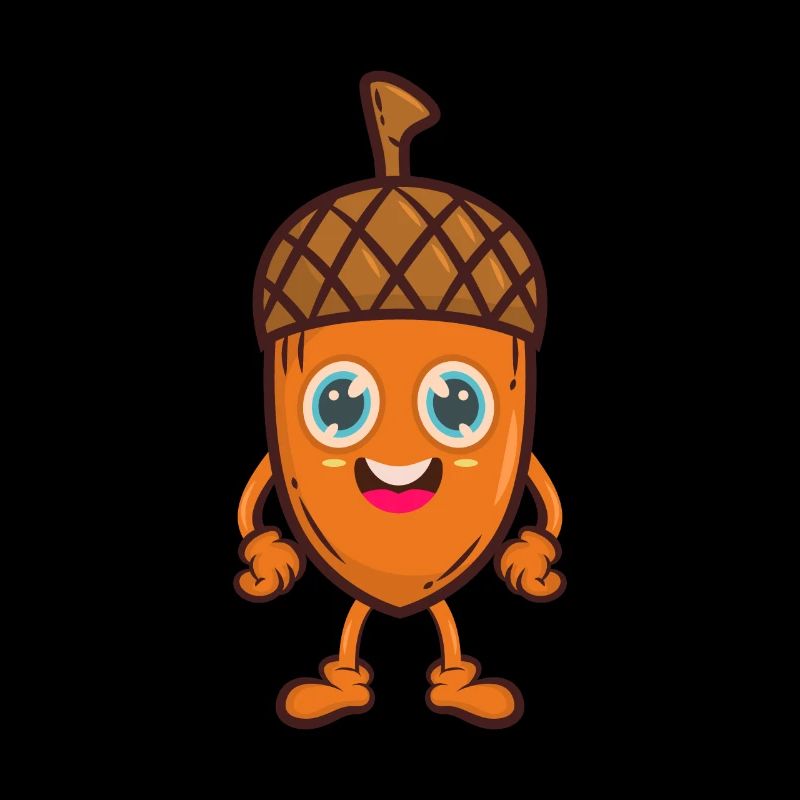 Eichel Eiche Baum Comic