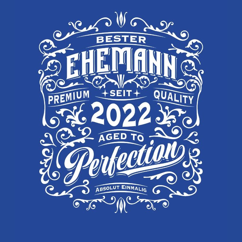 Bester Ehemann seit 2022, Retro, Hochzeitstag