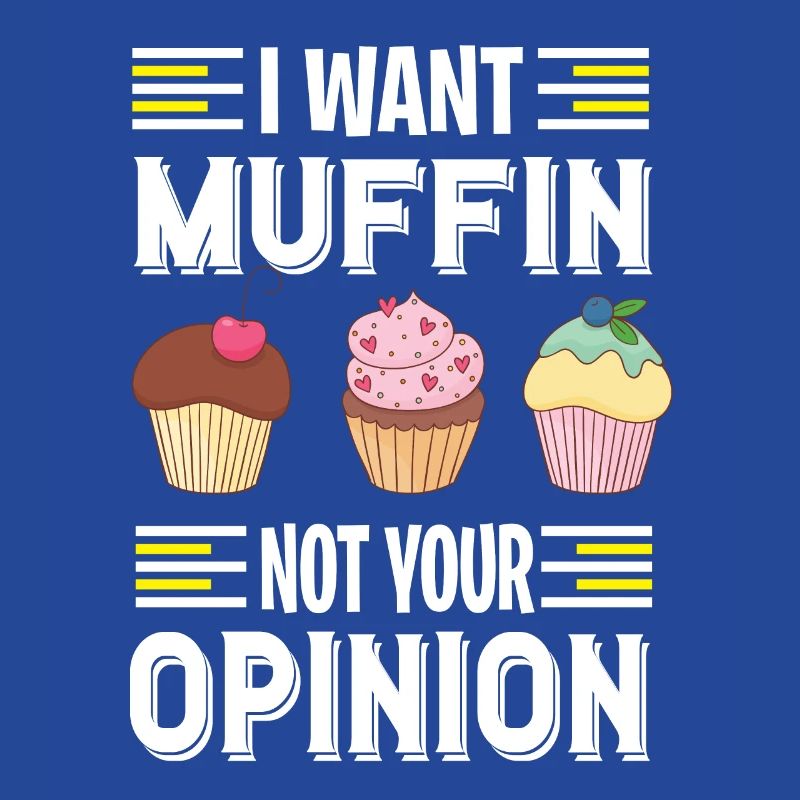 Ich will Muffins essen ein süßes Gebäck