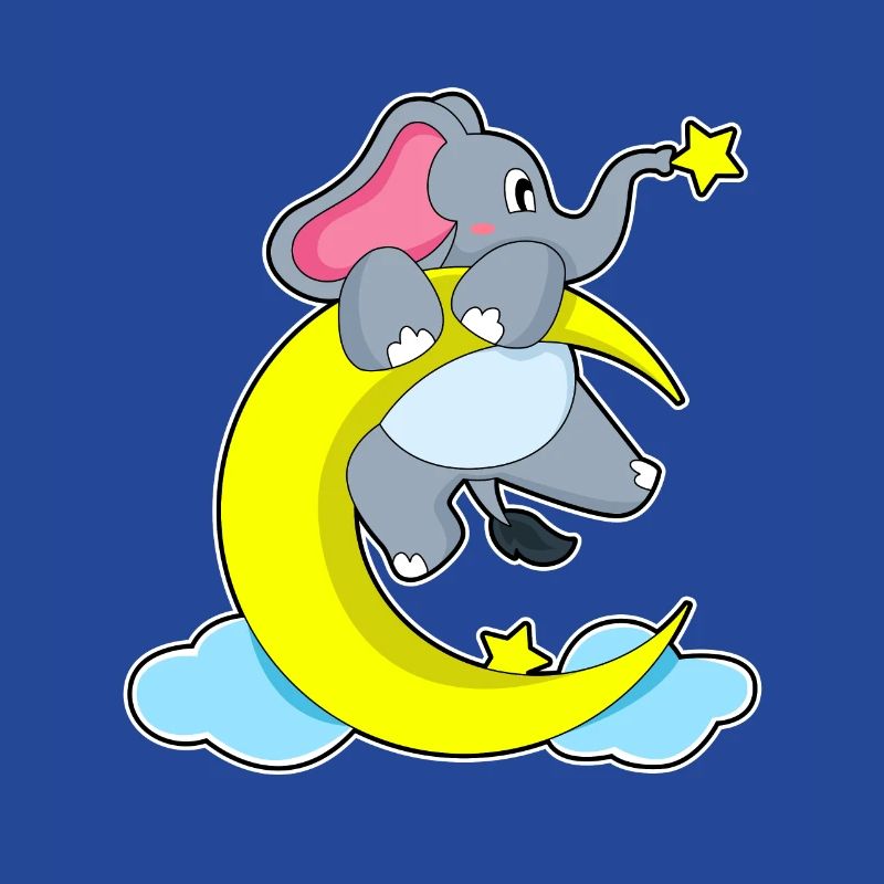 Elephant on clouds
